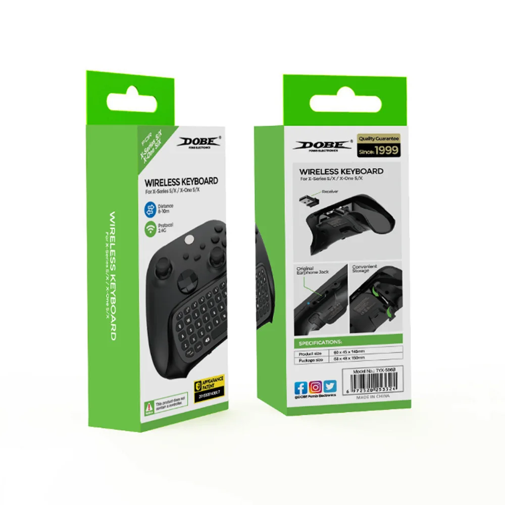Wireless Keyboard ChatPad For Series S/X One Game Controller Gamepad With USB Receiver Keyboard For Xbox ONE Series S/X Gamepad
