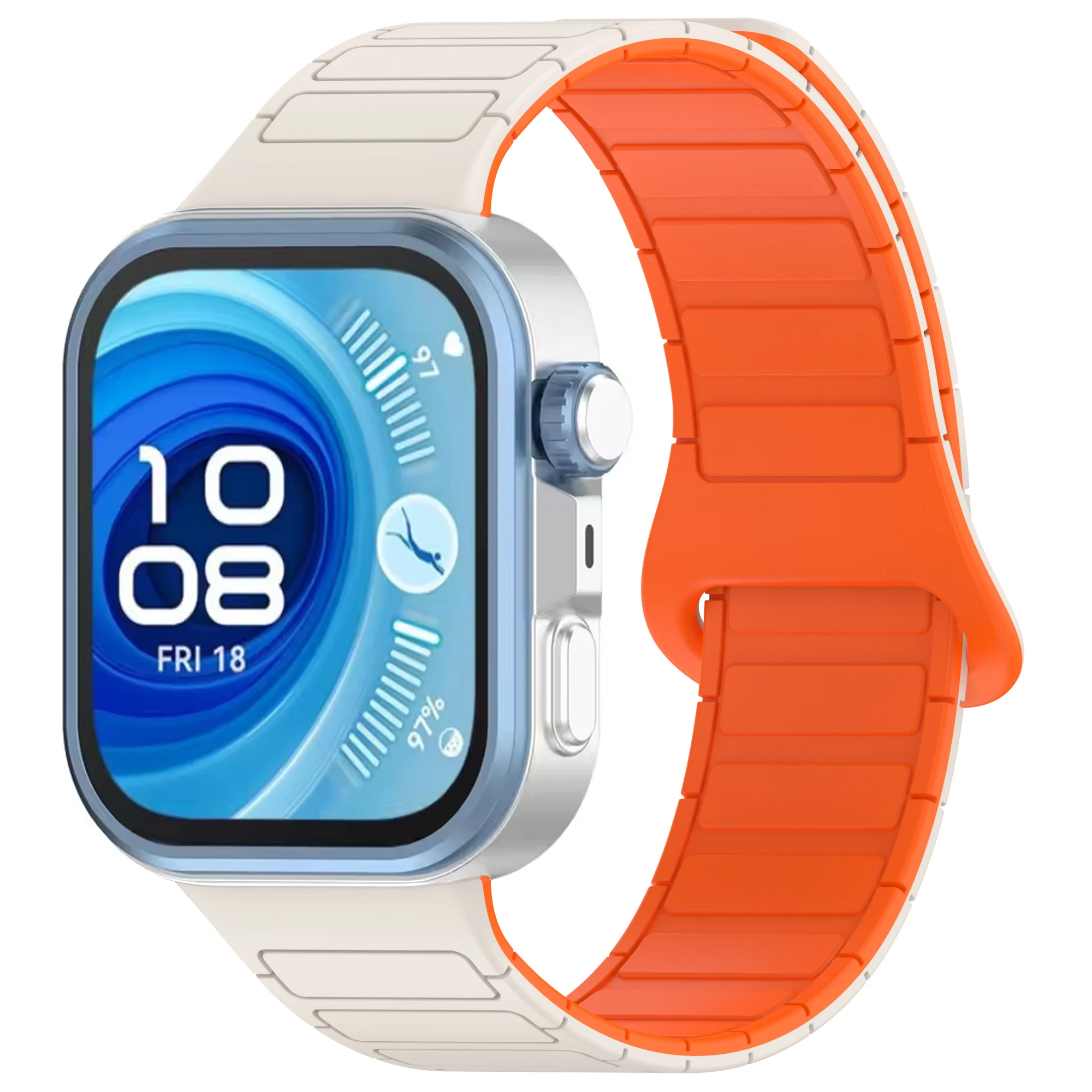Magnetic Loop Silicone Replacement Strap for Smartwatch - New Bracelet Band Accessory