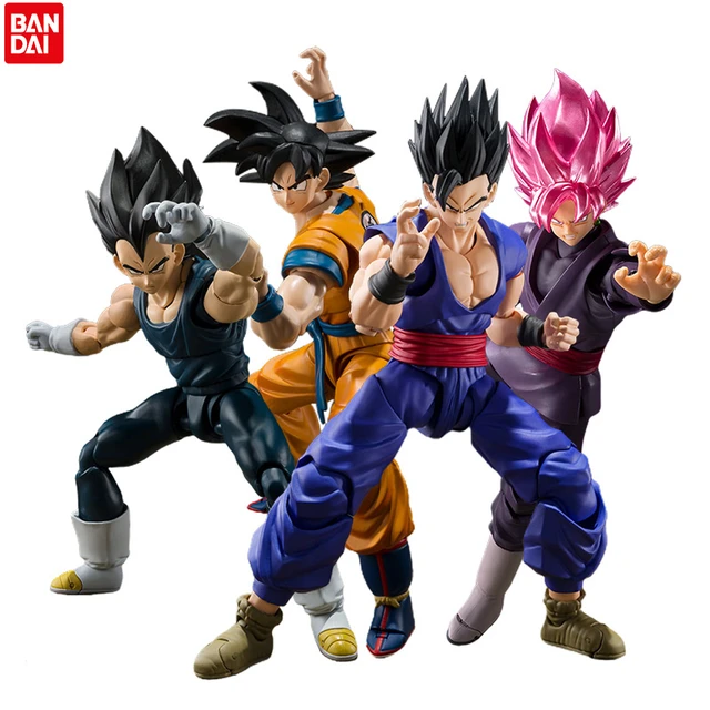 Bandai espíritos s. h. figuarts dragon ball super herói piccolo; filho  gokuu; vegeta; filho gohan anime figura de ação crianças brinquedos -  AliExpress