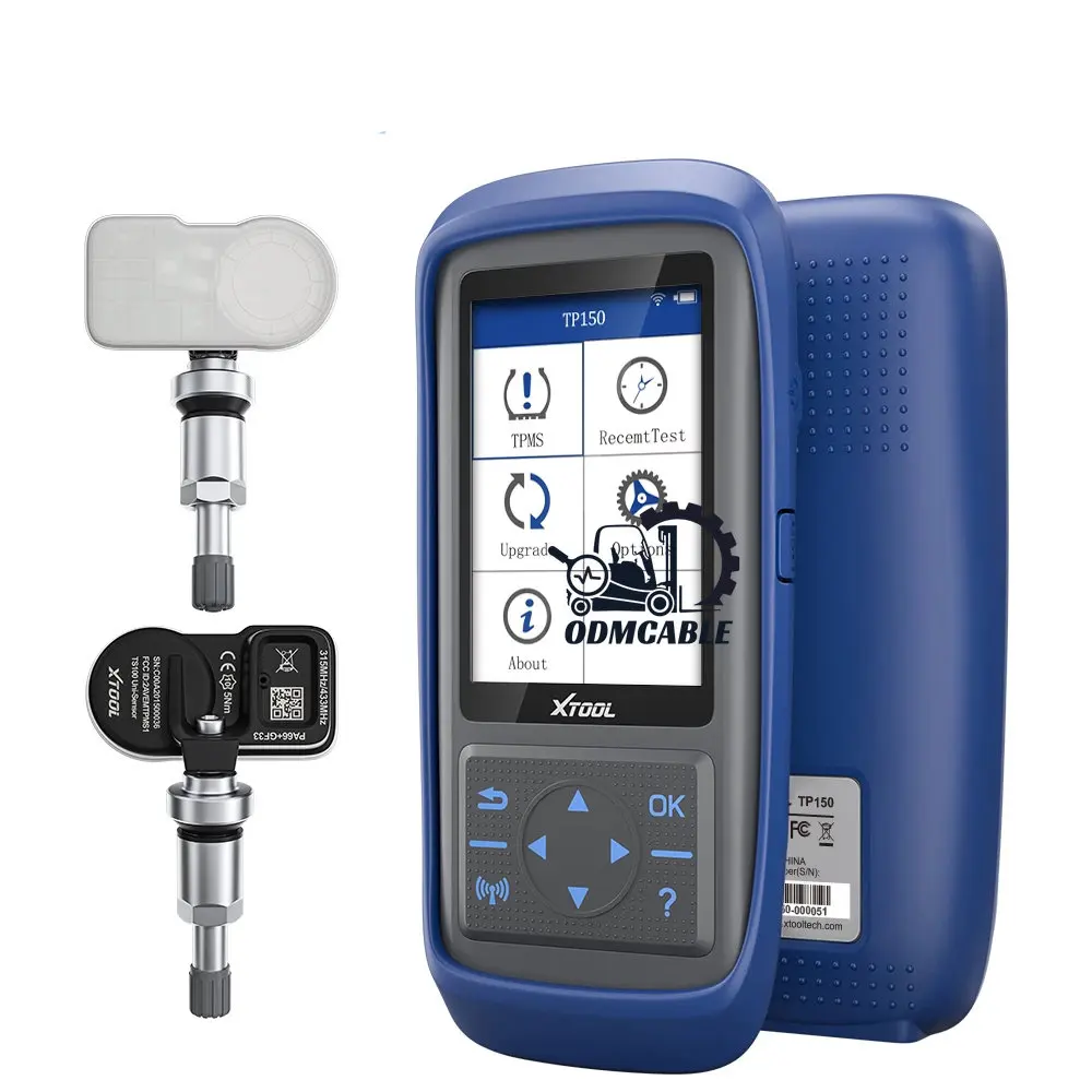 

XTOOL TP150 Tire Pressure Monitor With 315 433 MHZ Sensor TS100 OBD2 TPMS Scanner Tool Tire Pressure Monitoring Programming