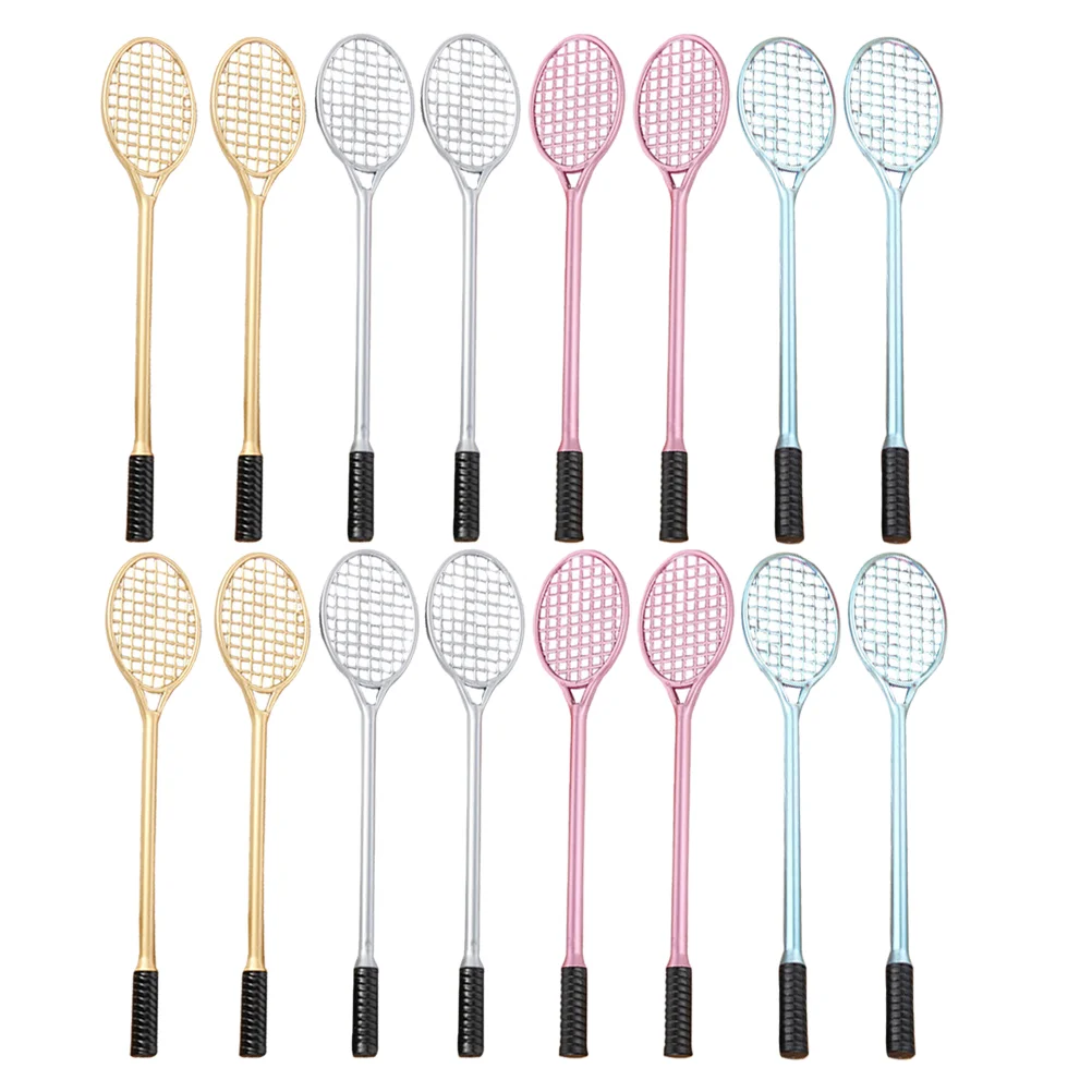 

20 Pcs Badminton Racket Pen Cute Gel Pens for Girls Bulk Black Adorable Ink Writing Business Office