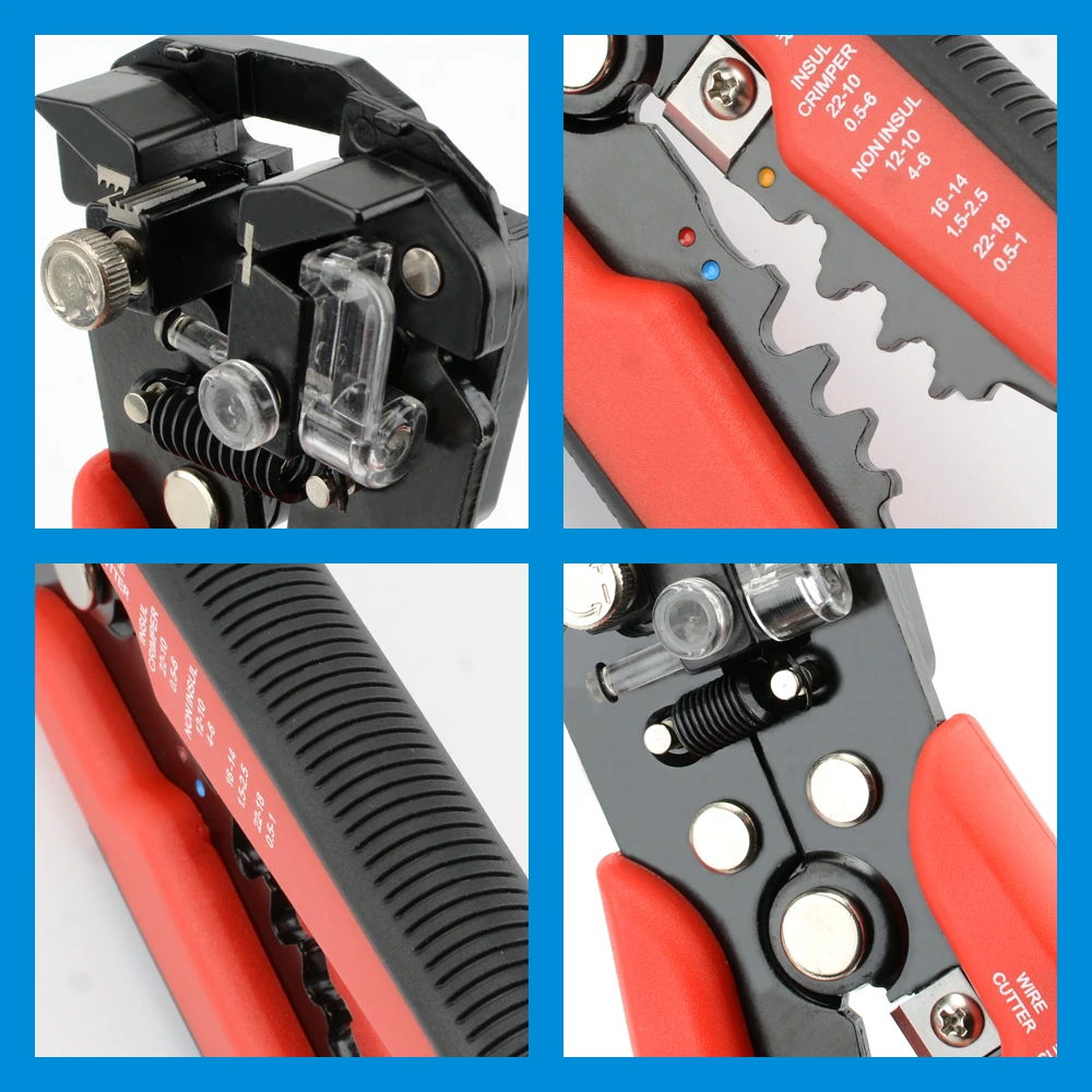 220/250/300/540Pcs Nylon Terminals Insulated cable connector wire crimping household lug rolling kit or wire stripper 2