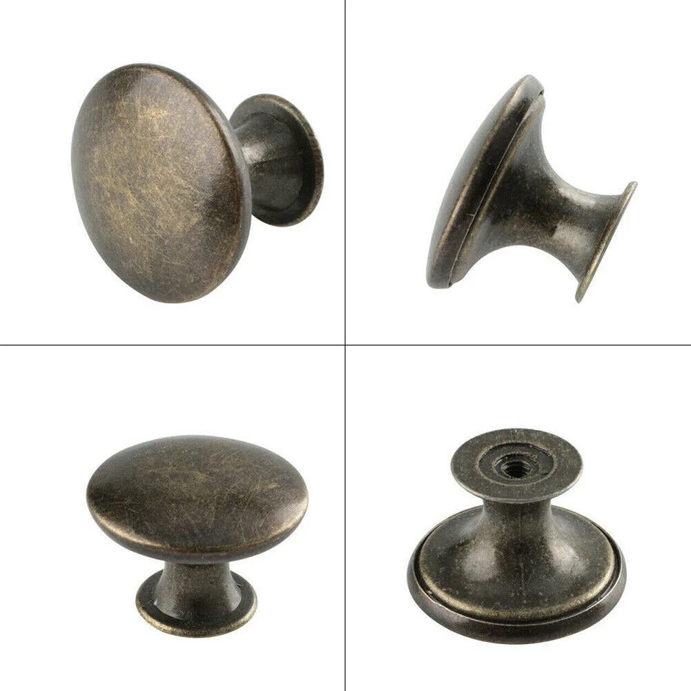Antique Bronze Cabinet Drawer Knob Furniture Hardware Handles Beast Zinc Alloy Wardrobe Kitchen Pulls Single Pull With Screws for Furniture Knobs