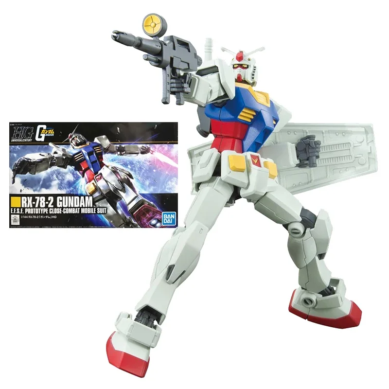 

Оригинальная Подлинная модель Gundam в комплекте, аниме-фигурка HG HGUC 191 1/144 RX-78-2 Gunpla, экшн-фигурка, сборная игрушка, подарок для детей