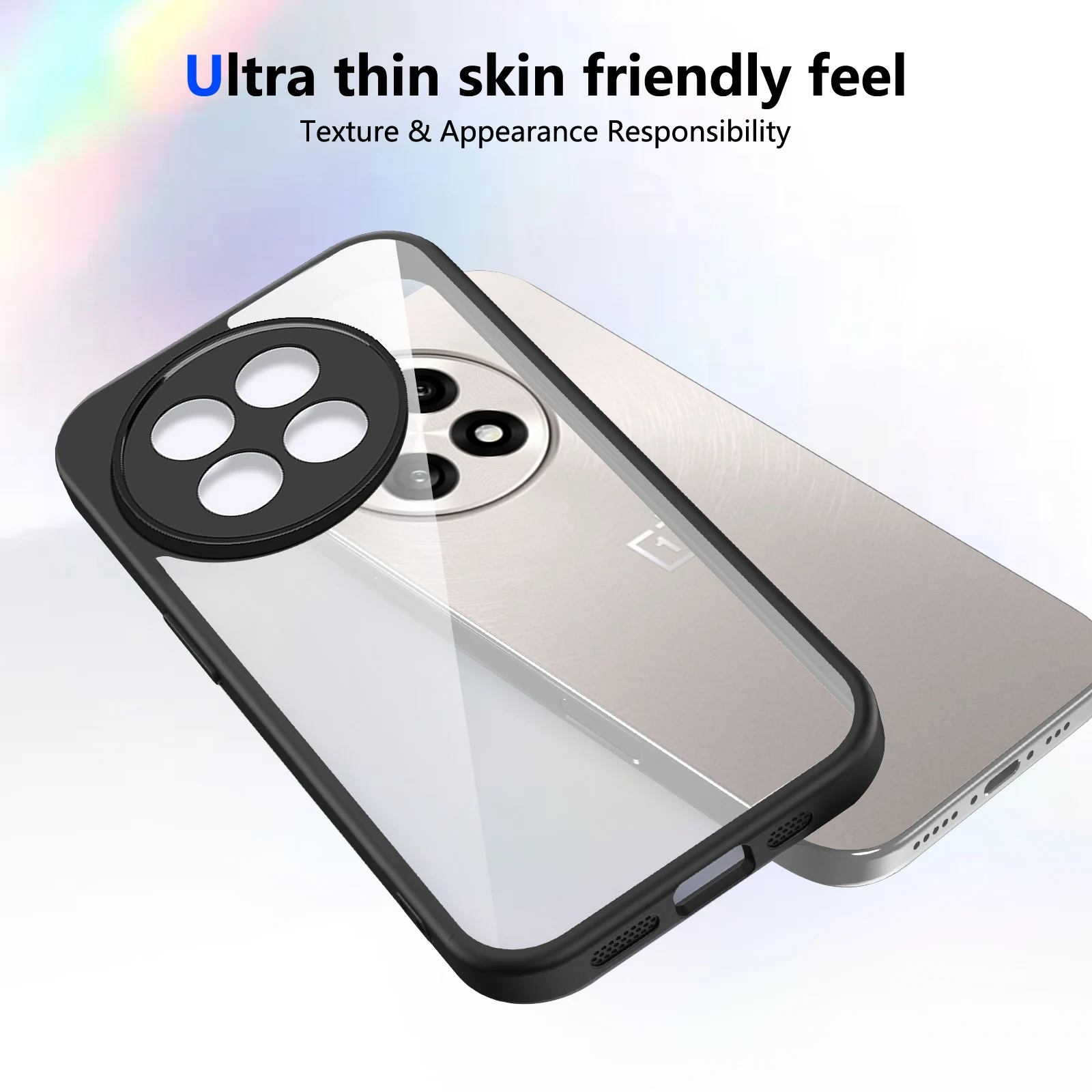 Matte Acrylic Clear Hard Cover Armor Shockproof Case