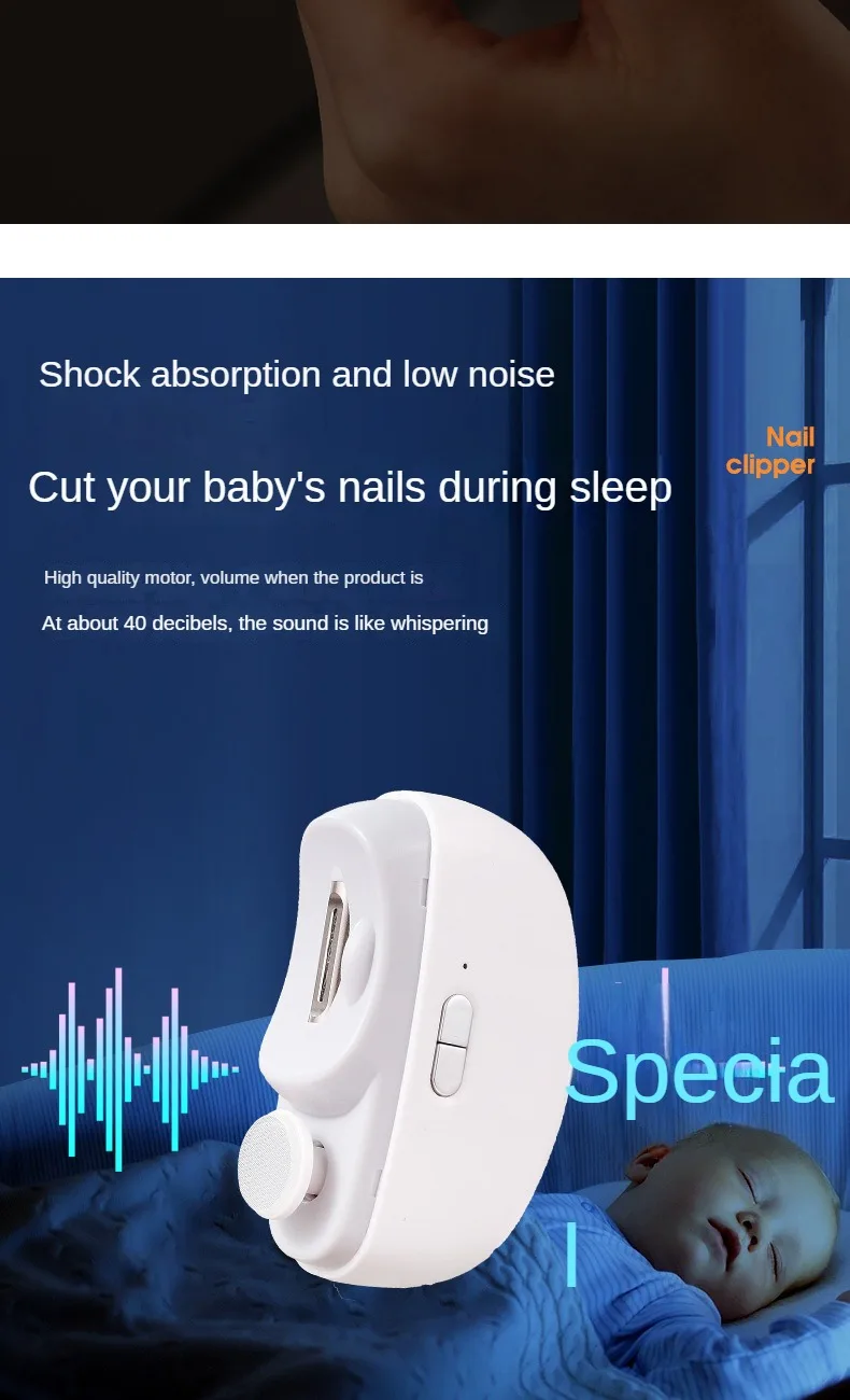 Automatic Nail Care Kit for Manicure and Pedicure