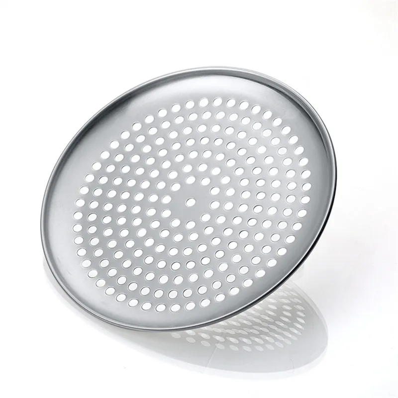 Non-Stick Pizza Pan Bakeware Aluminium alloy Pizza Plate Round Deep Dish Pan Tray Mold Mould Baking Tools