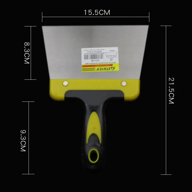 Description Picture 6 of itemPutty Knife Handle Stainless Steel Paint Scraper Taping Knife for Repairing Drywall Removing Wallpaper, Plaster, Cement