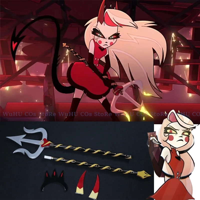 

Hazbin Cosplay Hotel Halloween Charlie Cosplay Charlie Prop Charlie Horn Crown Women Men Halloween Cosplay Prop