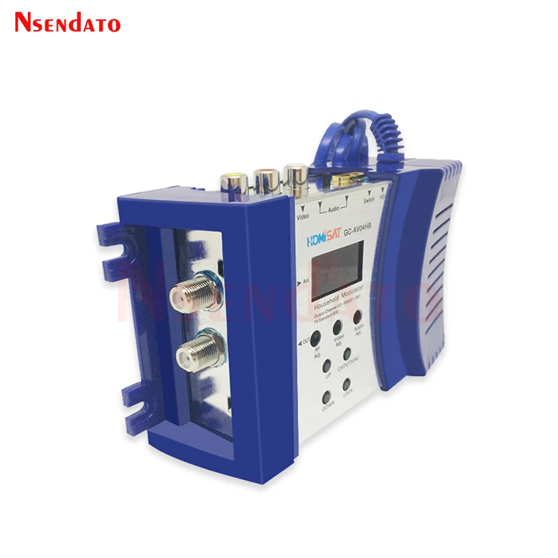 Digital HD AV to RF Modulator AV to RF TV Receiver Tuner Decoder Converter VHF UHF S1 S2 S3 CATV AV04HB RF Household Modulator