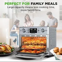 26L Electric Air Fryer Oven - 1700 Watts Countertop Rotisserie Combo 5