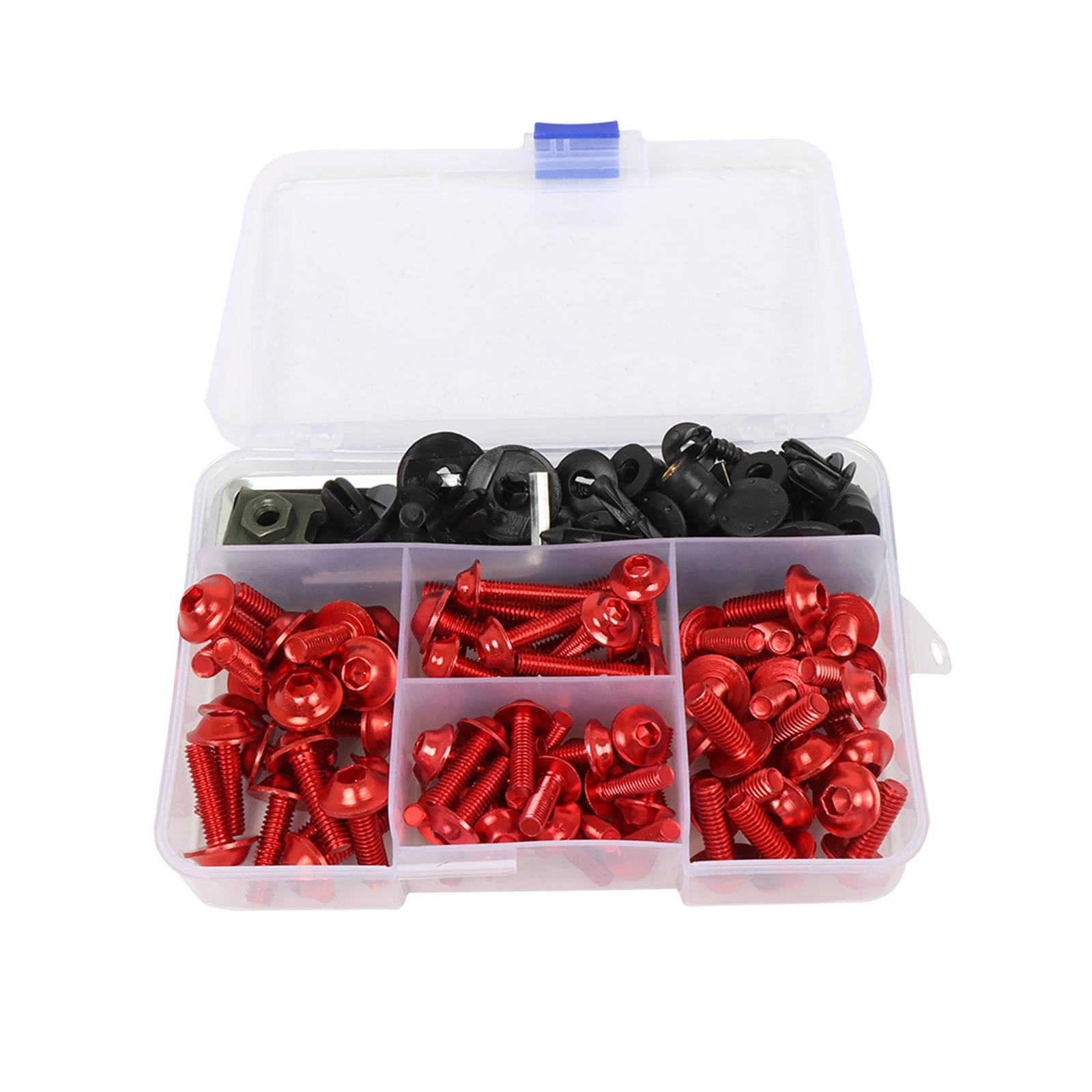 JAYWIS Verkleidungsschrauben Set Für Suzuki GSXR - Rote Motorradschrauben