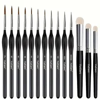 Professional Miniature Paint Brush Set For Warhammer 40K, Dnd, Citadel & Scale Models - Ideal For Enamel & Fantasy Figurines 1