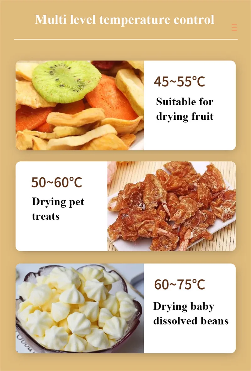 New 20-layer Food Drying Machine Fruit Dryer Dehydration Meat Drying Oven Machine with Ozone Function Commercial or Home Use 6