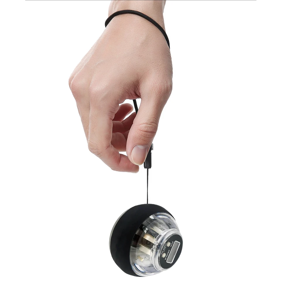 Self-Starting Wrist Power Gyro Ball Wrist Trainer Ball Hand Wrist Forearm Trainer for Strengthen Arms Fingers Bones and Muscles
