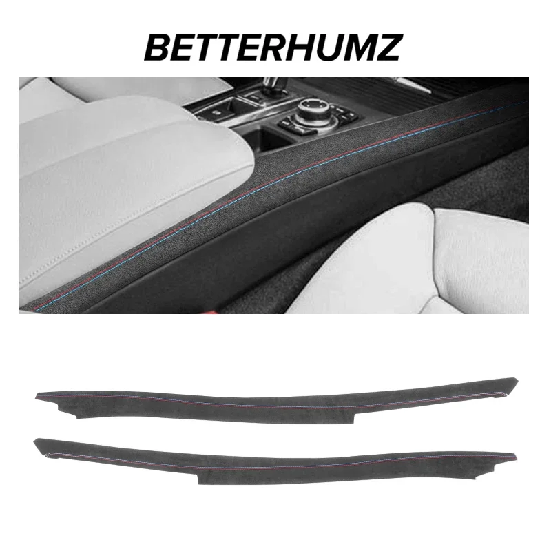 BMW E70 X5 2008-2013 Alcantara 자동차 인테리어 센터 콘솔 패널 ..