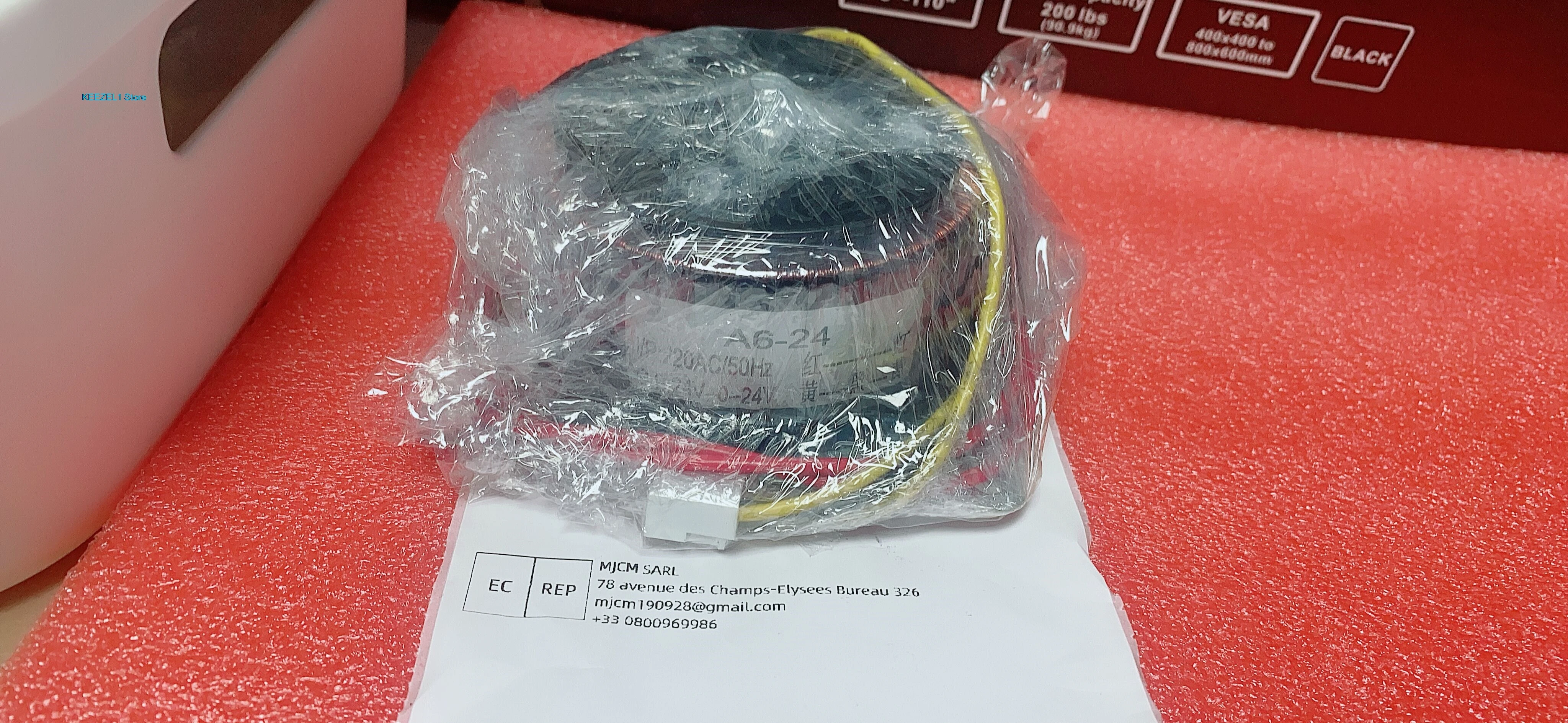100W 듀얼 24V 링 변압기 220V 입력 토로이달 변압기 전력 증폭기 변압기...