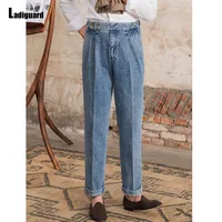 2025 European Fashion Basic Suit Jeans Demin Pants Men's Ankle-Length Trouser Plus Size Mens Casual Stand Pocket Suits Pants New 2