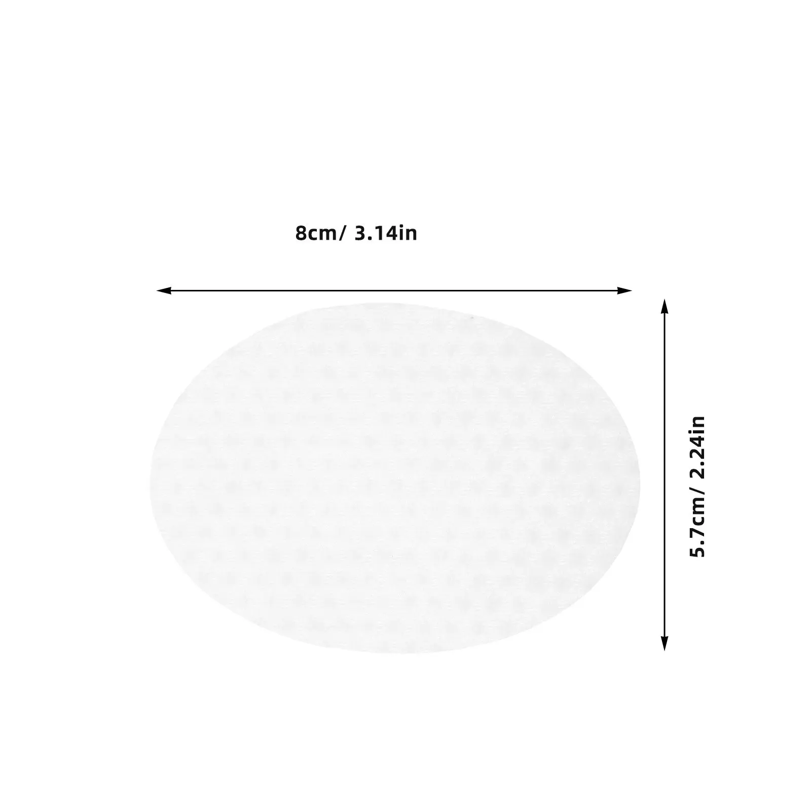 1200개 살리실산 오벌 페이스 패드 일회용 각질 제거 페이셜 클렌징 패드 딥 포어 블랙헤드 여드름 치료