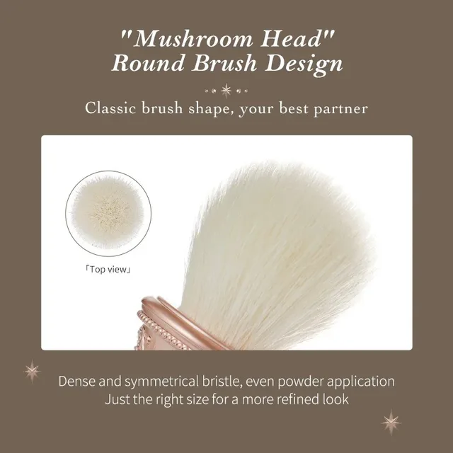 Flower Knows Little Angel Highlight Brush  Blush Powder blusher Brush Wool Highlighter Makeup Brush