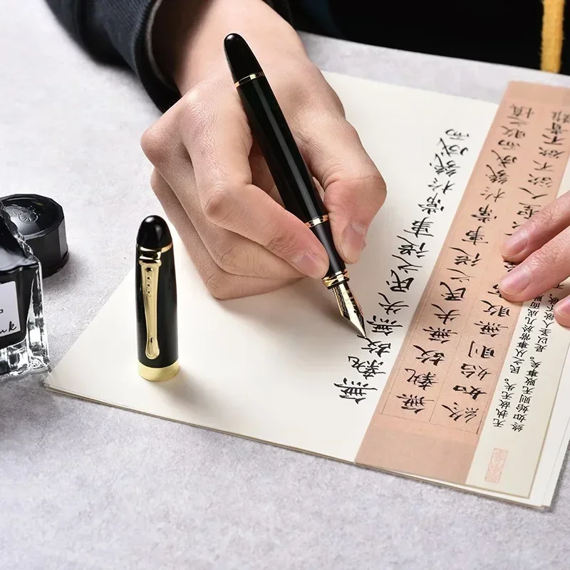 JINHAO 고급 만년필 하이 퀄리티 금속 잉크 펜, 사무용품, 학교 필기용품, 문구, M/1.0 펜촉, X450