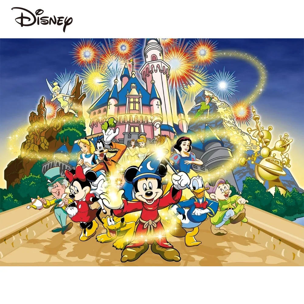 Disney Paint By Number Mickey Mouse Paint Kit For Adults Alice Cartoon