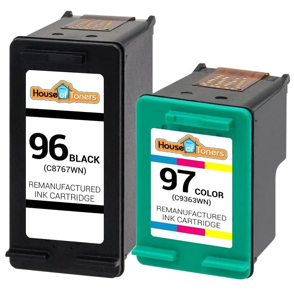 

2PK Replacement HP 96 97 Ink Cartridge for Deskjet 6620 6620xi 6830 6830v 6840