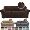 Luxury Thick Velvet Sofa Covers High Stretch Plush Sofa Slipcovers Furniture Protector Cushion Couch Cover for Living Room Home 1