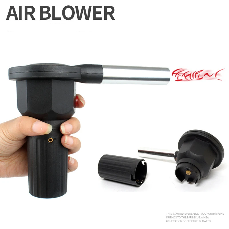 

Automatic Blower BBQ Air Blower Portable Camping Picnic Barbecue Fan Air Blower Cooking Tools Kitchenware Camping Supplies