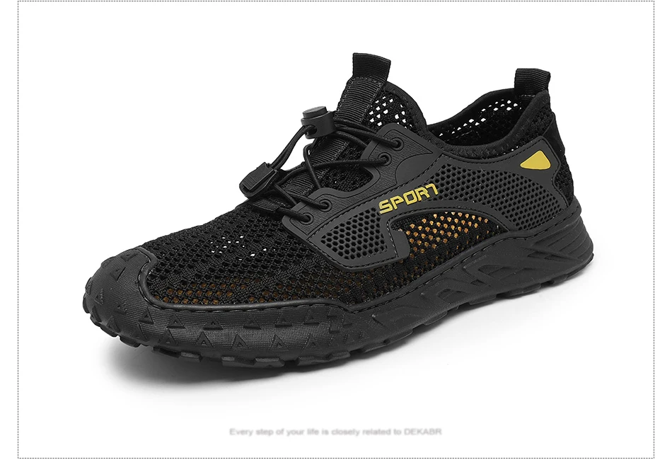 Summer Fashion Men's Casual Shoes Breathable Mesh Non-Slip Soft