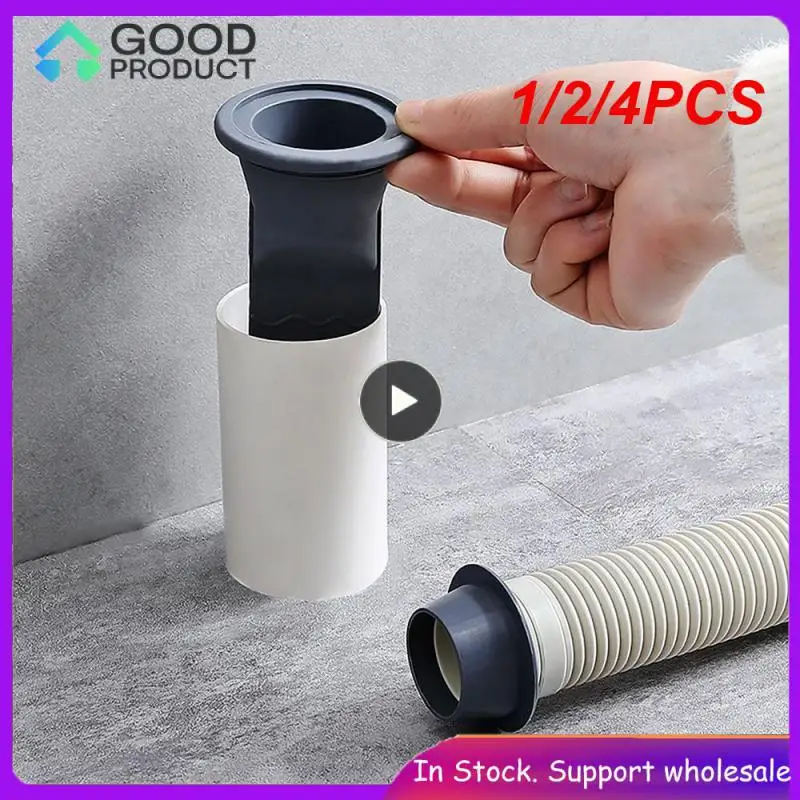 

1/2/4PCS Bathroom odor-proof Leak Core Silicone Down the Water Pipe Draininner Core Kitchen Bathroom Sewer Seal Leak Home