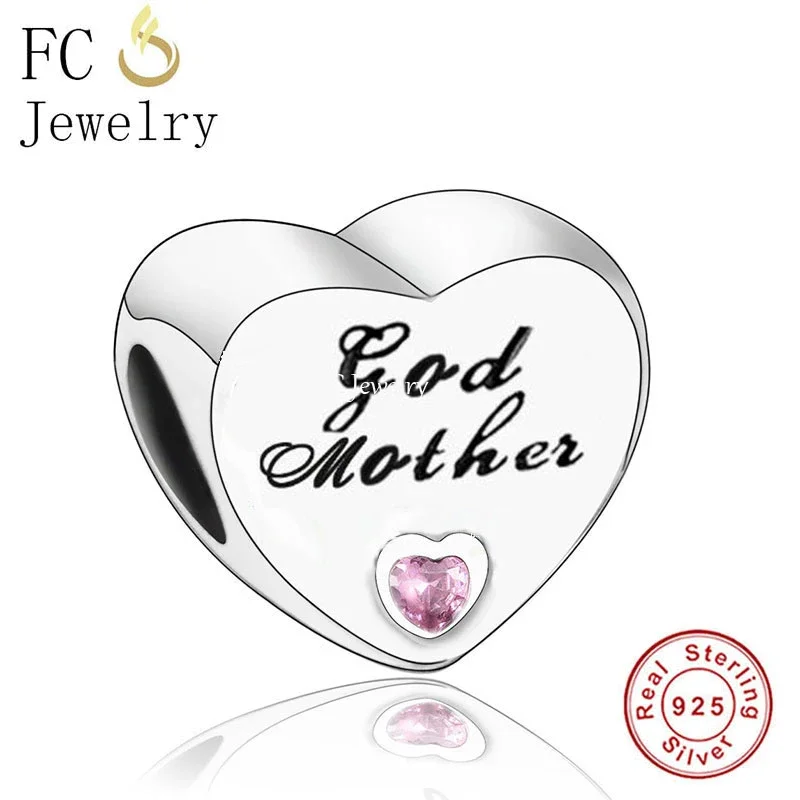925 Sterling God Mom Charm God Mom Pandora Charm Top