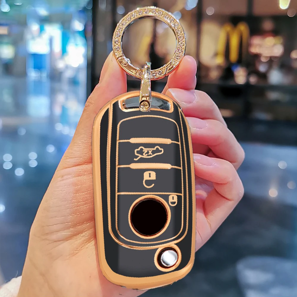 Tpu Car Flip Key Case Cover Shell Per Fiat Tipo Toro Nuovo Freedom 500X Doblo Argo Grazie Pieghevole Key Protector Fob Accessori