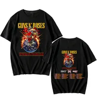 Guns N Roses 2025 Tour T-shirts Vintage Rock Band Streetwear Short Sleeve Fashion Cotton Tshirts Women Men Tees Chic Y2K Clothes 1