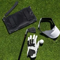 Portable Golf Carry Bag - Oxford Cloth Versatile Storage Organizer (Black)