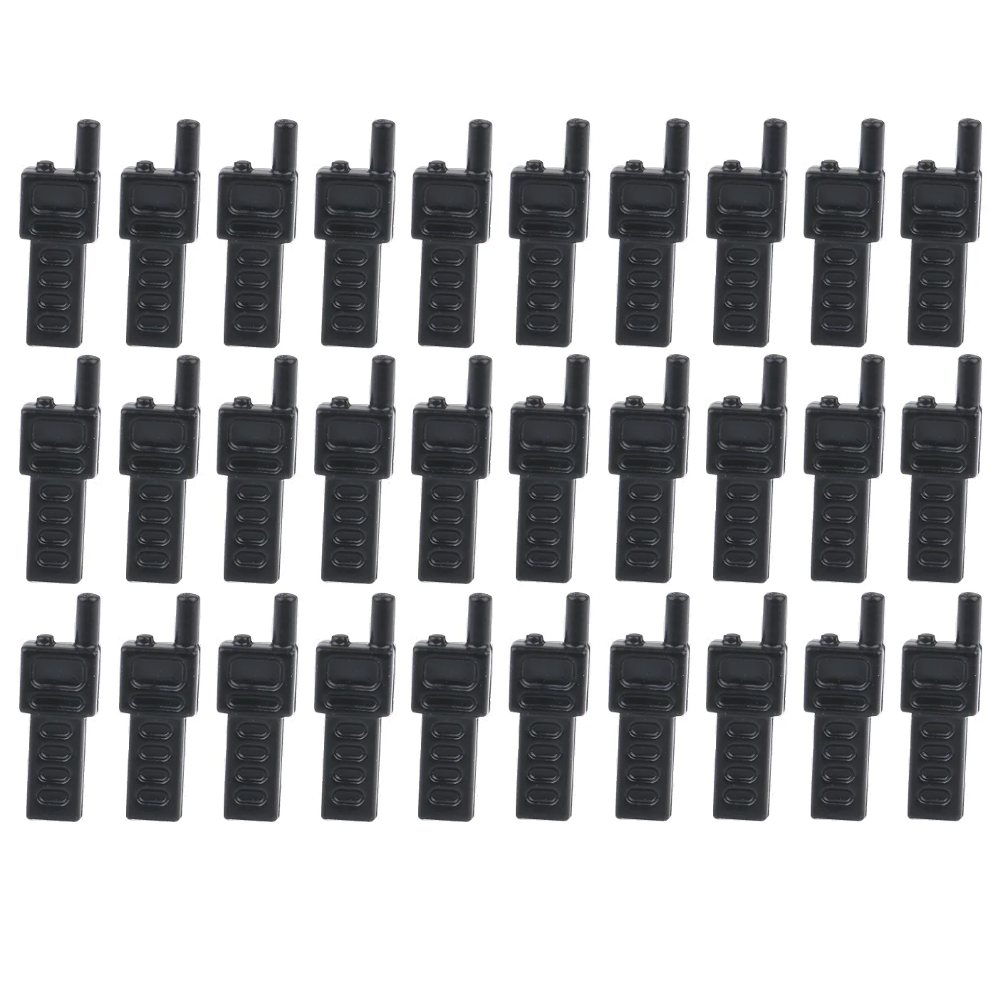 30 Pz/Set Walkie - Talkie Army Locking Blocks Mini Toys Swat Police Armi Militari City Figures Model Building Education Toys