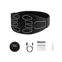 Portable Abdominal Muscle Stimulator and Slimming Massager Fitness Equipment (One Sets)