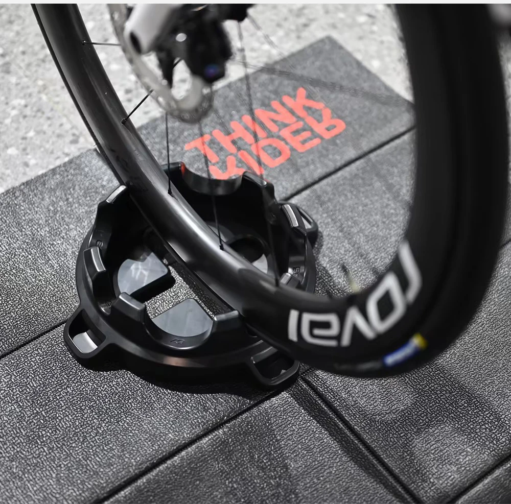 ThinkRider Bike Trainer Vorderradblock, geeignet für 700C, 26/27,5/29 Zoll Radsets Stabilisieren Sie die Unterstützung des Fahrradtrainer – Detail 9