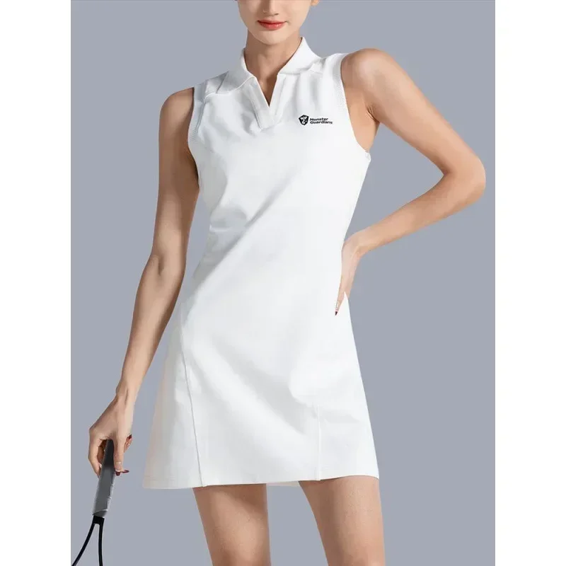 Sports dress, badminton tennis dress, golf American casual polo women's badminton sportswear tennis dress women