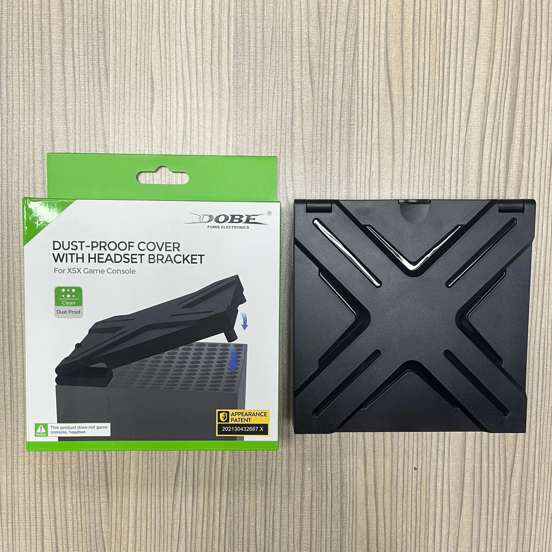 Game Console Dust Cover Dustproof Case For Xbox Series X/S Host Top Dust Filter With Earphone Bracket Accessories