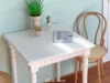 1/6  Dollhouse Living Room Kitchen Accessories   Vintage square table table/dining table Mini Furniture 4