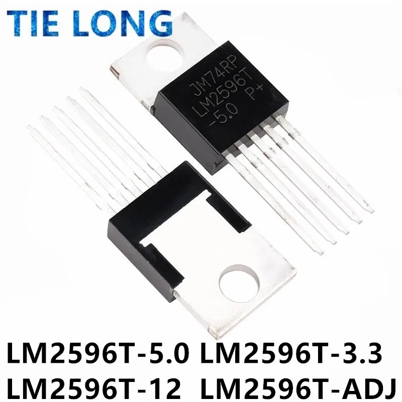 10Pcs Lm2596T-5.0 To220-5 Lm2596T To-220 Lm2596-5.0 Lm2596T-3.3 Lm2596-3.3 Lm2596T-12 Lm2596-12 Lm2596T-Adj Lm2596-Adj Lm2596T-5