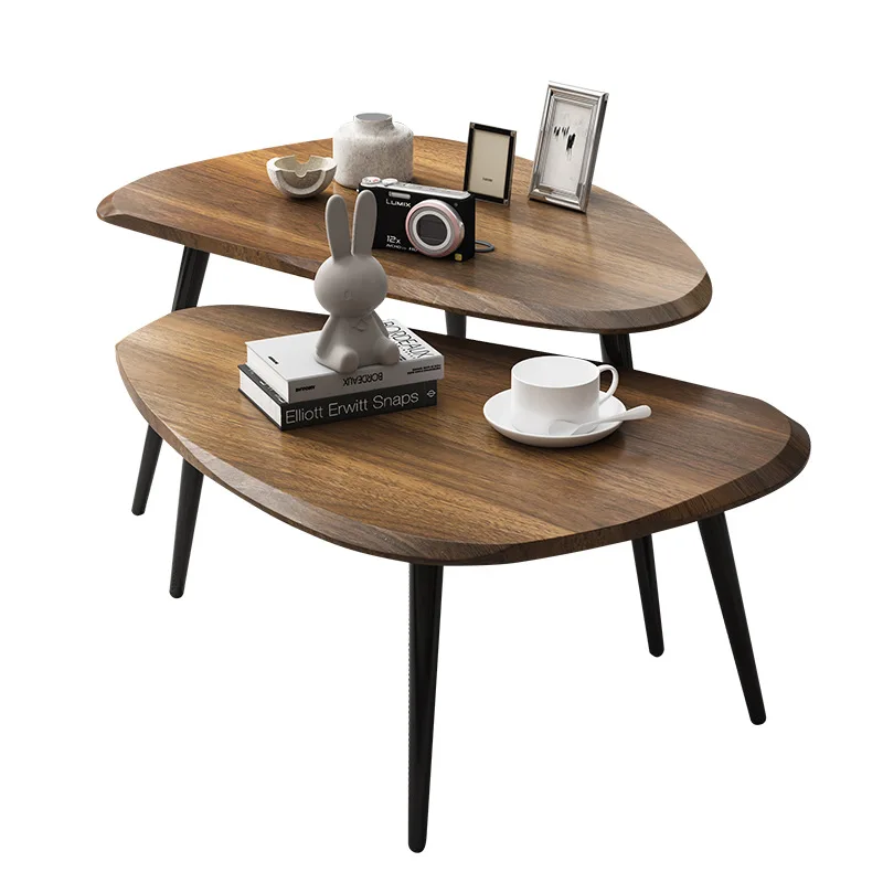 커피 테이블 Creative Living Room Mini Combination Shaped Nordic Simple Balcony Tea Leisure Coffee Table