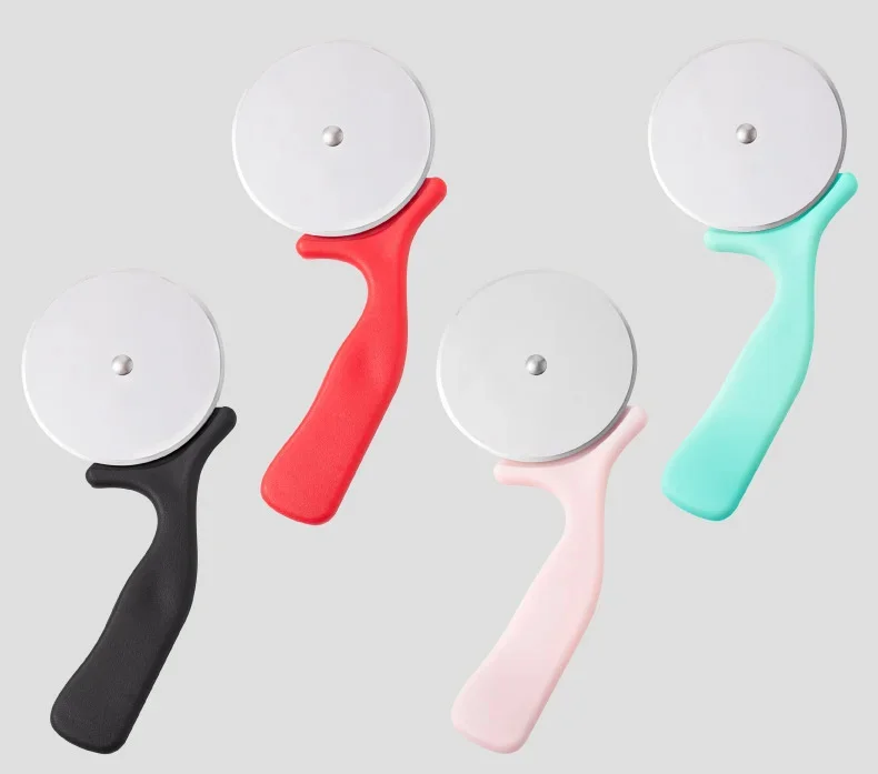 Description Picture 6 of itemPlastic Handle Pizza Wheels & Cutter Round Pizza Divider & Knife Pastry Pasta Dough Kitchen Tools Baking Cutting Tools