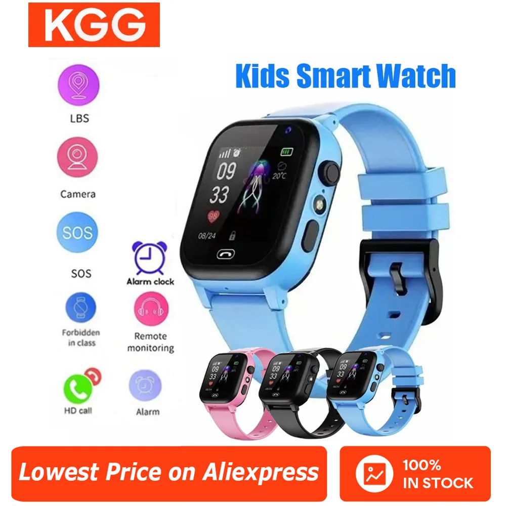 Kids Smart Watch SOS LBS Location Sim Card Call Child SmartWatch
