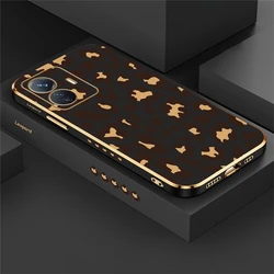 Leopard Pattern Soft Phone Cover with Plating Finish for Honor 9X Pro (Black-584)