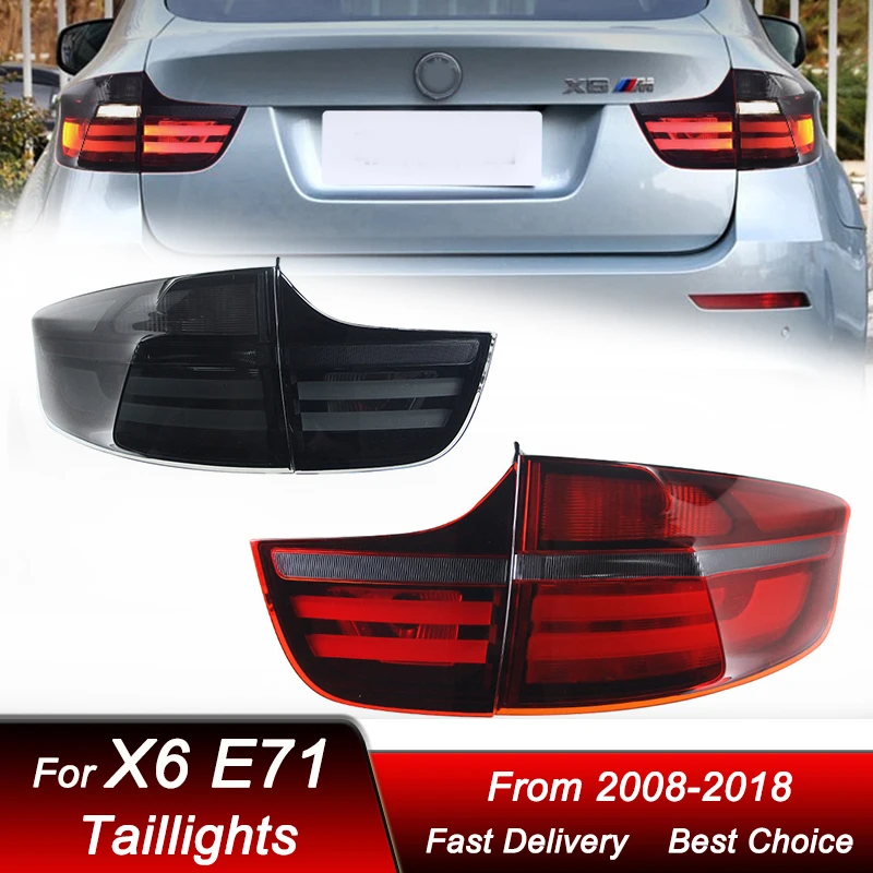 

Car Tail Lights For BMW X6 E71 2008-2014 new style FULL LED Tail Lamp Dynamic Turn Signal Light Tail Lamp Assembly