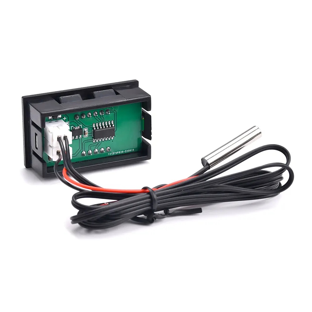 Digital Thermometer DC12V 0.56" For Car Temperature Monitor-50-120℃ With Probe