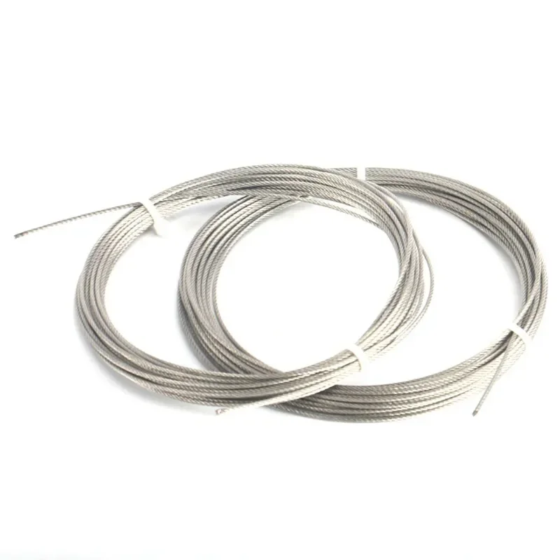 Stainless Steel Cable Rope Kits Steel Wire Rope Stainless Steel Wire 304 Stainless Steel Wire Rope Lifting Diameter 0.3-4.0mm 1x7 7x7 7x19