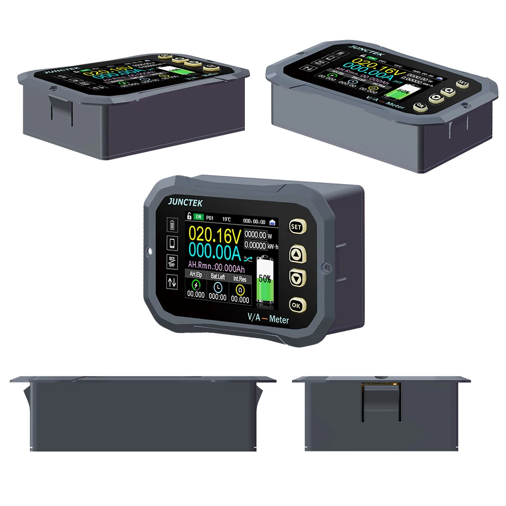 Battery Monitor Bluetooth KG140F DC 0-120V 0-400A Battery Tester Voltage Current VA Coulomb Meter Capacity Indicator